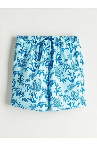 LC Waikiki Quality Parts from Celebi Store |   Short Length Patterned Men's Swim Shorts