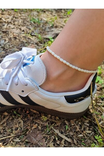NEMOR STUDIO White Coral Natural Stone Anklet
