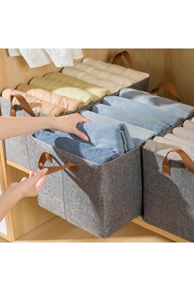 Cady One Large Storage Bags from Cady One 1 - Foldable Storage Box with Handles, Fabric Storage Basket, Multi