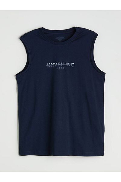 LC Waikiki Quality Parts from Celebi Store |   Crew Neck Printed Men's Sleeveless T-Shirt