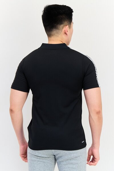 New Balance Men Sportswear Fit Short Sleeve Tennis Polo Shirt, Black