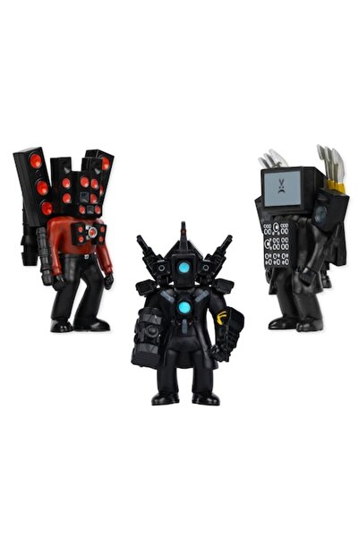 Bonkers Set Skibidi Toaletă S1 Titan (3 figurine)