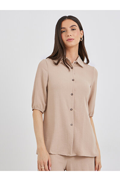 Styli Pack of 3 - Solid Longline Shirt, Bandeau Top and Pants Co-Ords