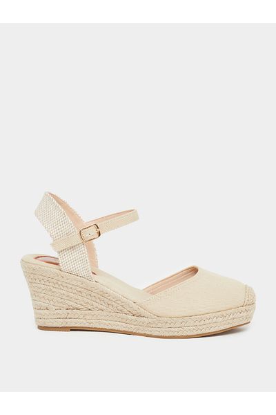 Styli Weave Strap Ankle Strap Espadrilles