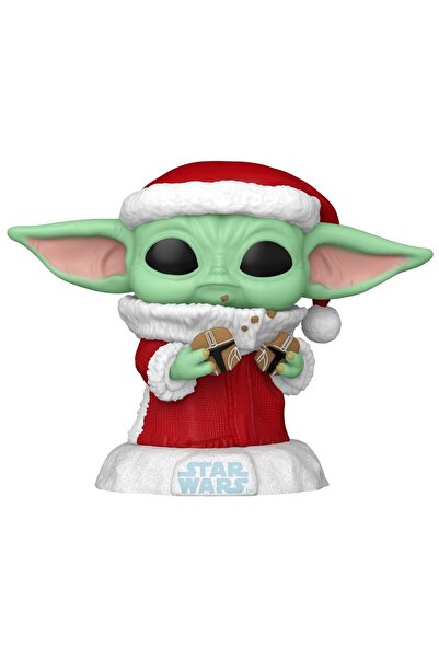 Funko Εργαστήριο παιχνιδιών Hayal Pop Star Wars Χριστουγεννιάτικο Grogu με Χριστουγεννιάτικο Μπισκότο