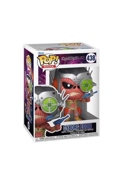 Funko POP Iron Maiden 438 Cyborg Eddie, 10cm, standard