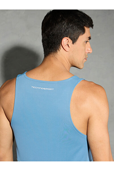 Technosport By Styli Men Melange Slim Fit Scoop Neck Tank