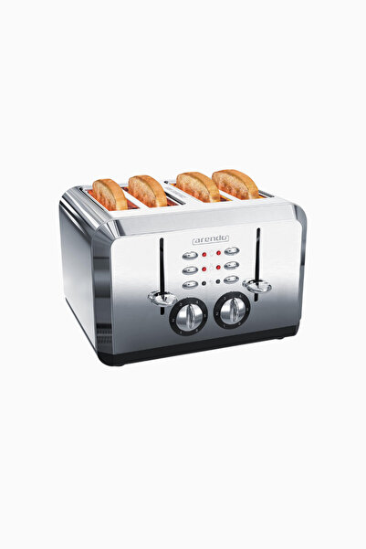 Arendo 4 Slice Stainless Steel Automatic Toaster 1630W