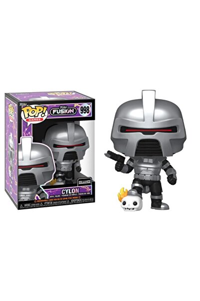 Funko POP! Fusion (Battlestar Galactica) Cylon 998 Figurine with Digital Game Code