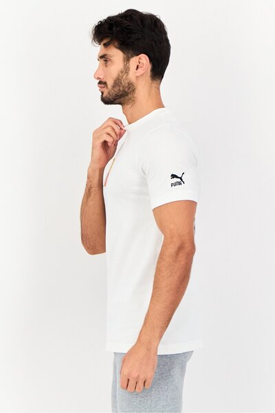 Puma Men Sportswear Fit Short Sleeve Outdoor T-shirt, White