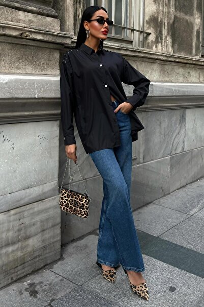 Lijuri Cămașă cu ochiuri și detaliu vipușcă cămăși din poplin 3419 R6-H-K4