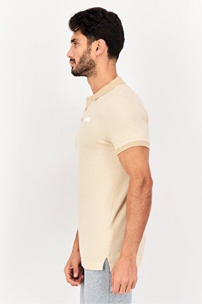 Puma One8 Men Sportswear Fit Short Sleeve Outdoor Polo Shirt, Beige