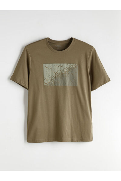LC Waikiki Quality Parts from Celebi Store |   Crew Neck Short Sleeve Printed Combed Cotton Men's T-Shirt