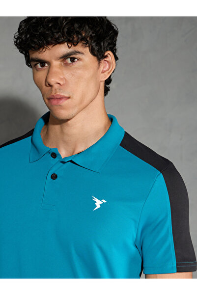 Technosport By Styli Men Color Block Relaxed Fit Polo