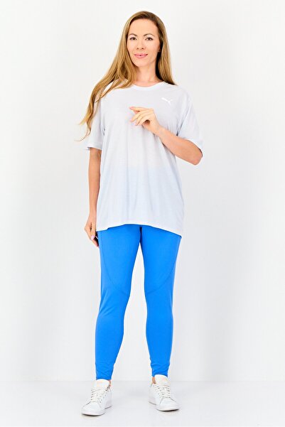 Puma Women Sportswear Fit Short Sleeve Training T-Shirt, Light Grey