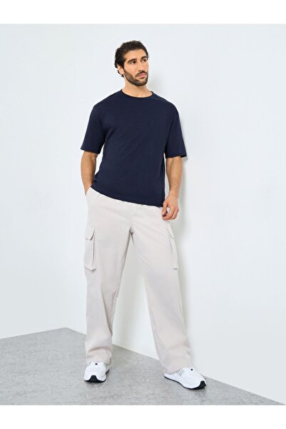 Styli Cotton Rich Back Print Oversized Athleisure T-Shirt