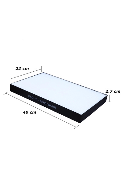 PAA-home Set of 3 HEPA, carbon and humidification filters compatible with Sharp KC-D40E-W KC-D50 KC-E50 KC-F50 KC-D40E