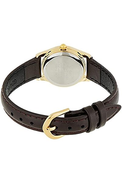 Casio Women's Quartz Watch, Analog Display and Leather Strap
