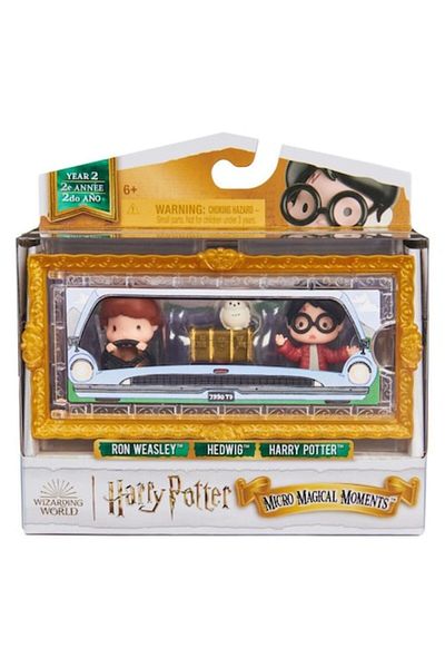 Spinmaster Set Figurine, Spin Master, Micro Magical Moments, Ron Weasley/Hedwig/Harry Potter, 3 pieces
