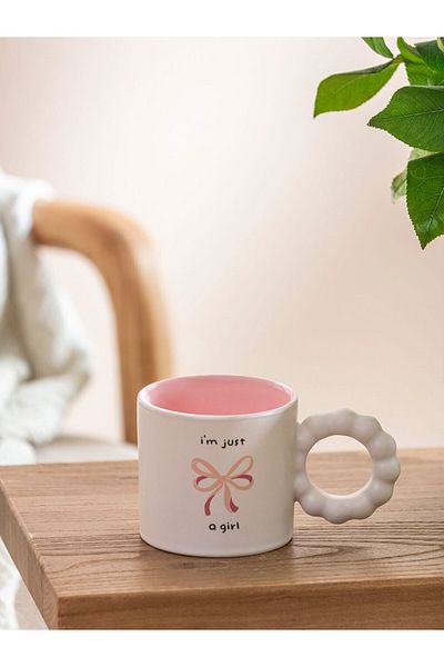 LC Waikiki Quality Parts from Celebi Store |   Bow Printed Porcelain Mug 260 ml