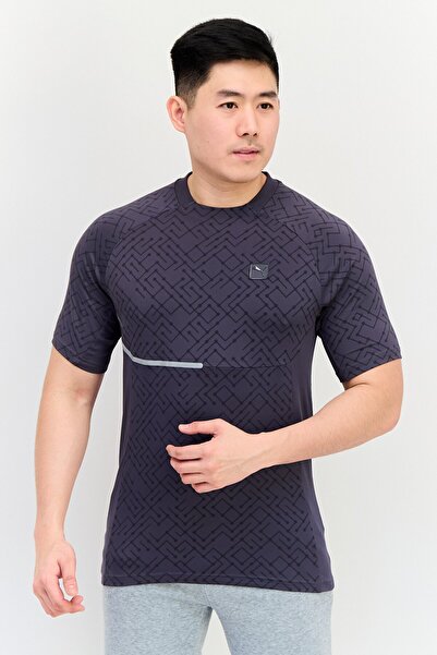 Puma Men Sportswear Fit Brand Logo Training T-Shirt, Dark Grey