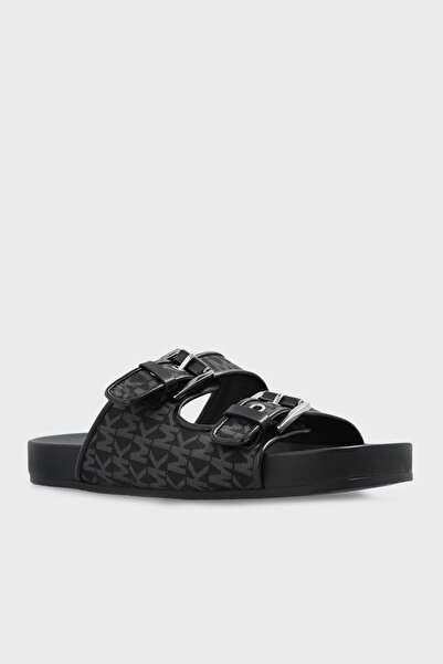 Michael Kors Logo Baskılı Çift Bantlı Kemerli Terlik 40T5BYFS1D001 TERLİK 40T5BYFS1D 001