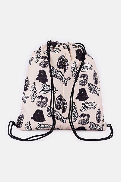 Puma Men Allover Print Gym Bag, Multicolor