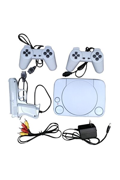 FOXMAG24 Set consolă video cu 2 gamepad-uri și adaptor pentru joc pe televizo...