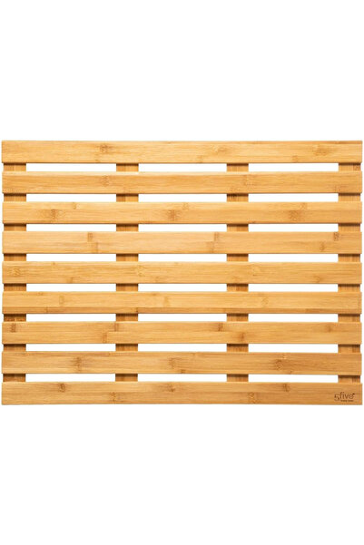 5FiveSmart 5Five Ilyan shower grate, made of bamboo, non-slip, 68x50 cm,