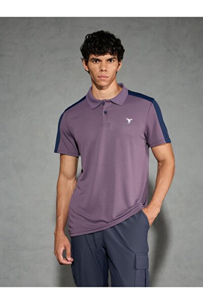 Technosport By Styli Men Color Block Relaxed Fit Polo