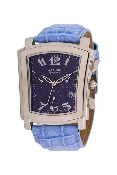 ACCURATE Men's Leather Analog Watch AMQ1147