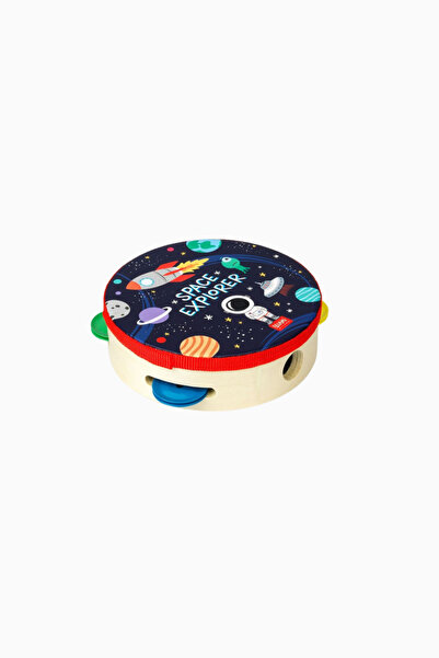 Legami Shake It Up! Tamburin – Space, 14,5 cm, Çocuklar için Ritim Oyuncağı