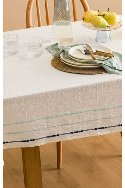 LC Waikiki Lcw Home Mixed Tassel Tablecloth 150X200 cm