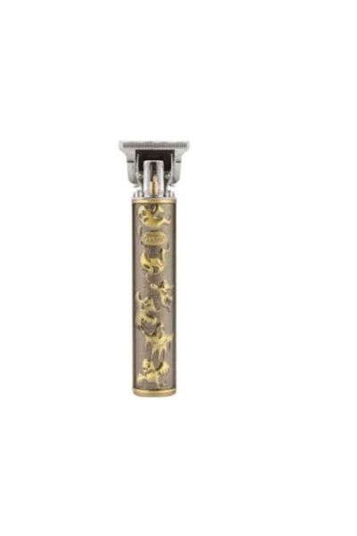 FOXMAG24 Hair Clipper, Stainless Steel Blades, 700mAh Battery, Fast Charge, Easy Use, Gold