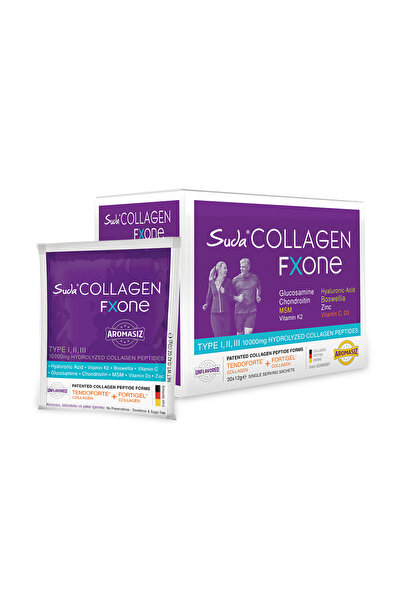 Suda Collagen Fxone Unflavored Single Sachet 30X12Gr + Gift Teeth Whitening Foam