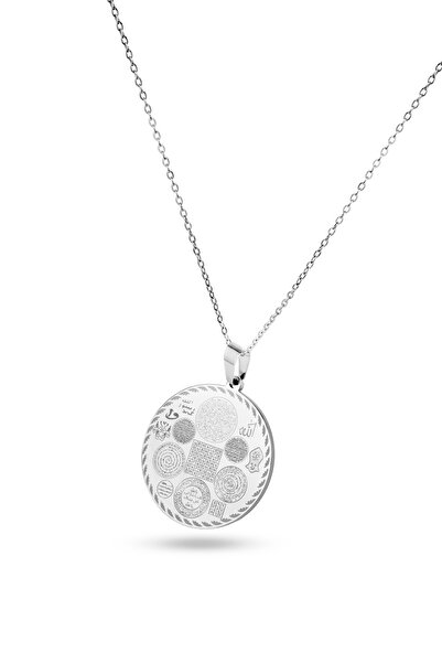 DR DNA Gümüş Dualı Titanyum Kolye