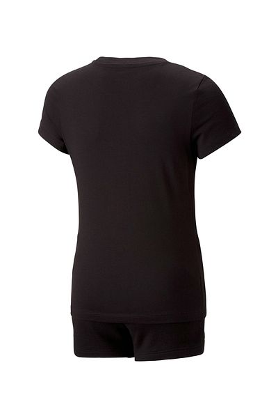 Puma Graphic Tee and Shorts Set - Black