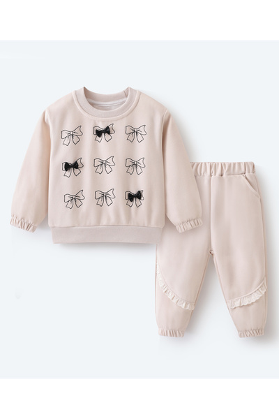 SAPS Full Sleeves Top and Trousers - Beige