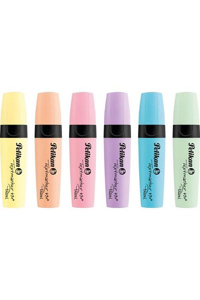 Pelikan Set 6 Textmarker 490, pastel colors