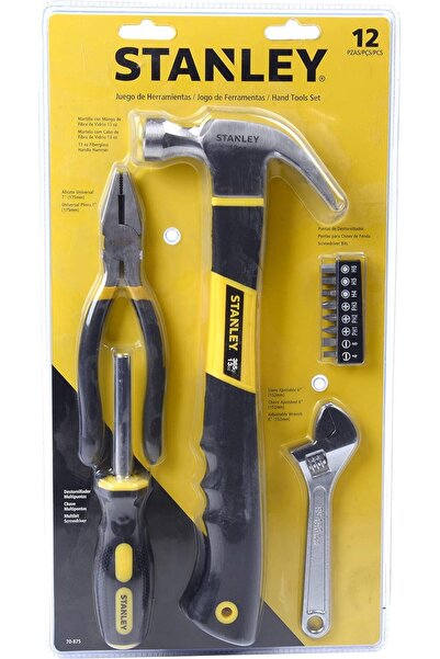 Stanley مجموعة أدوات يدوية 70-875، 12 قطعة
