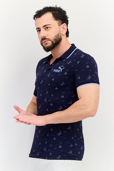 Puma Men Sportswear Fit Short Sleeve Outdoor Polo Shirt, Multicolor