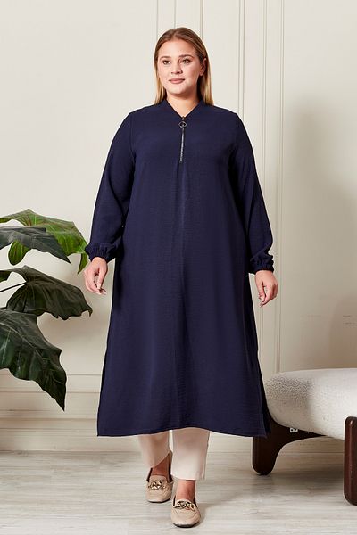 Ferace Women Plus Size Ayrobin Fabric Tunic