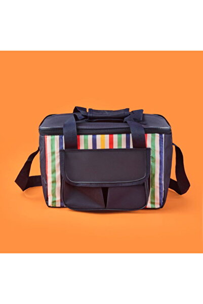 Simple Living Desenli Termos Çanta - Renkli - 20 lt