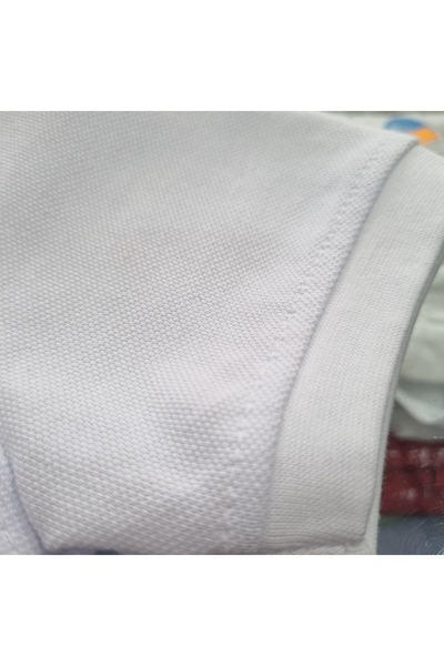 Uğur bebe NZY Marka Kısa kol Okul İçin Düz Beyaz Lakos Polo Yaka Tişört 1. Sınıf Ürün 7-8 yaş 15-16 yaş