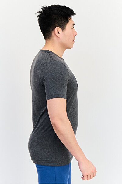 Puma Men Sportswear Fit Short Sleeve Outdoor T-Shirt, Heather Grey