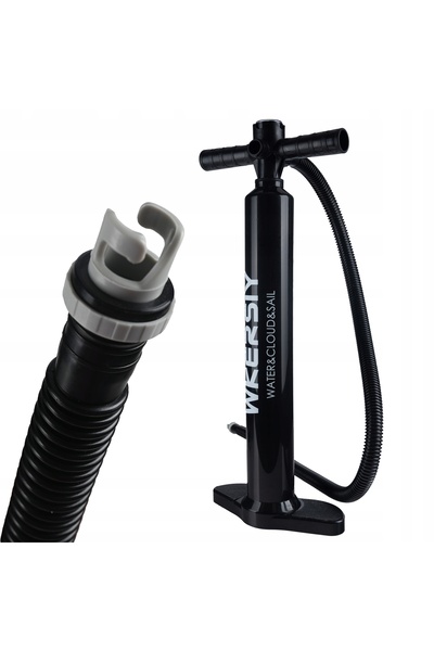 SERSIMO Manual pump with pressure gauge for SUP, 15 PSI – double action, hose 130 cm