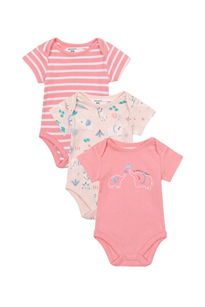 Minoti - Pink Bodysuits - Pack of 3