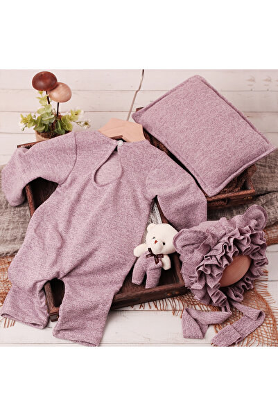 Choice 0-1Month PURPLE Ylsteed 4 Pieces Set Newborn Girl Photography Outfits ...