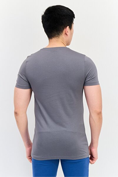 Puma Men Sportswear Fit Graphic Print Outdoor T-Shirt, Grey