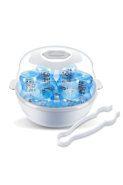 Choice معقم زجاجات الأطفال بالبخار في الميكروويف معقم حلمات الأطفال بالبخار في الميكروويف بدرجة حرارة عالية